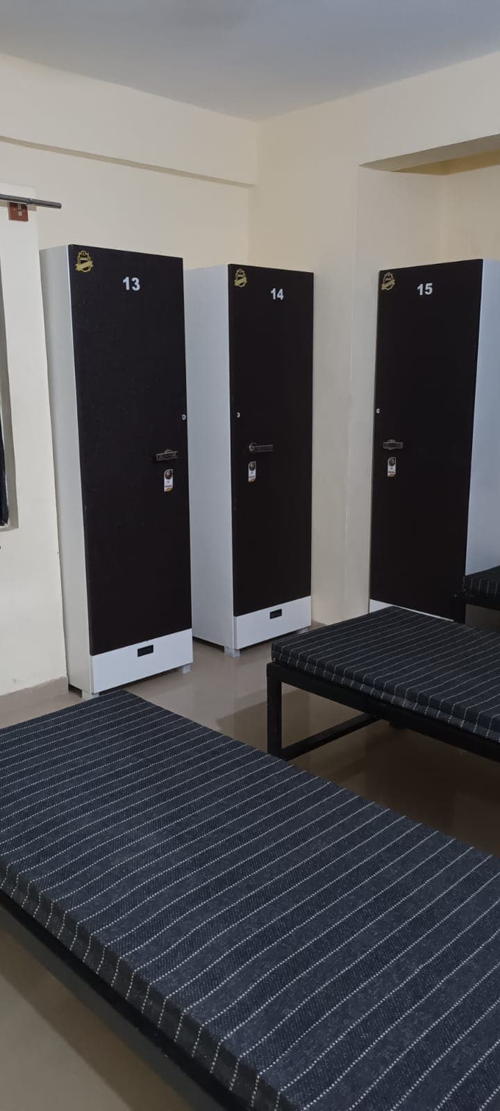 Numbered Resident Storage Lockers - Bhati Boys PG Warje Pune