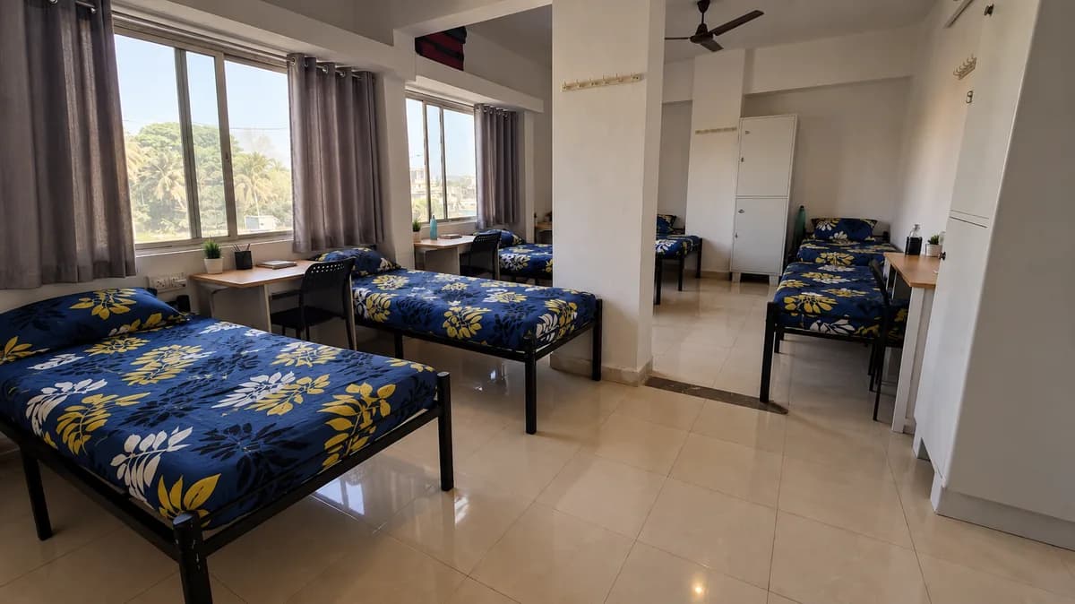 5 Sharing Room - Boys PG room in Warje Atul Nagar Pune starting ₹4,500/month