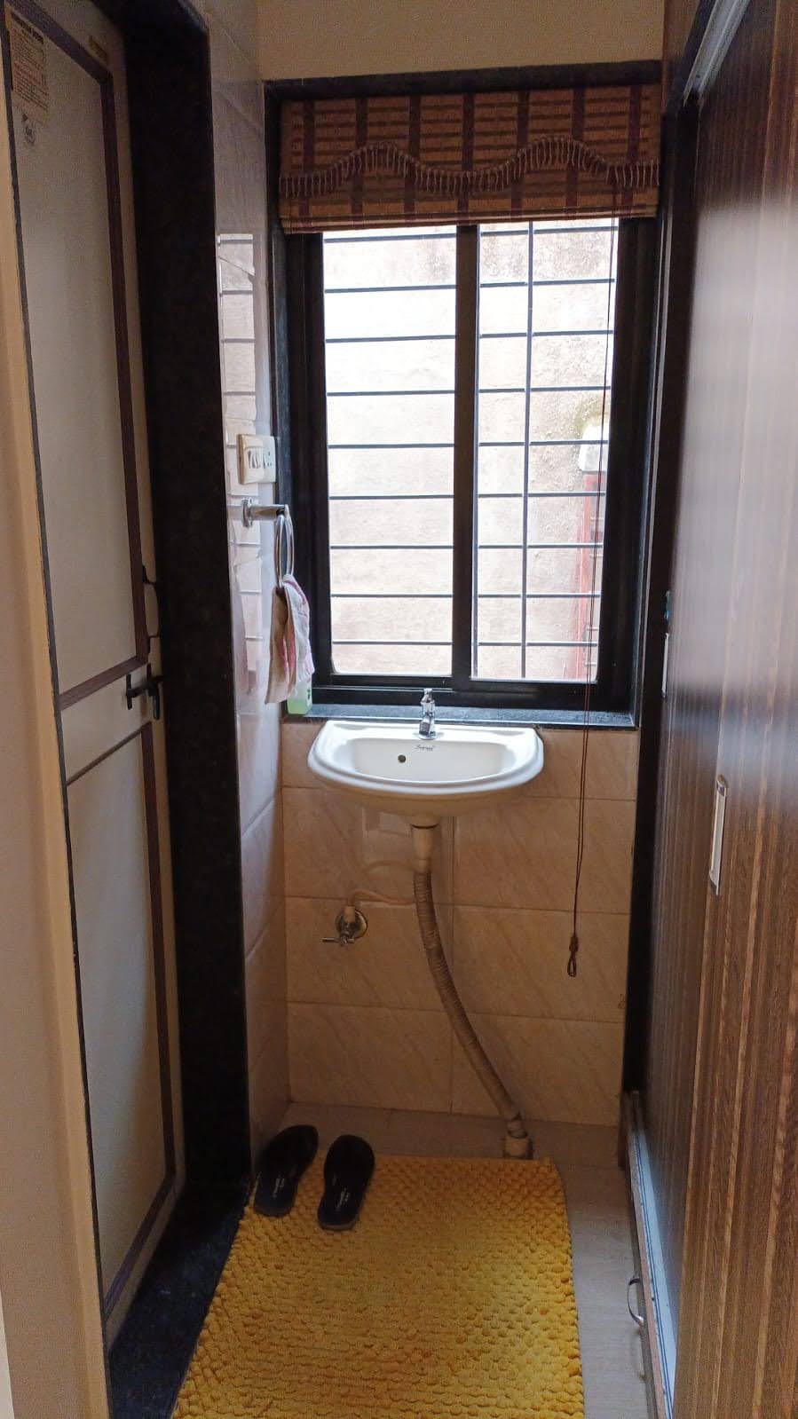 Sparkling Clean Attached Washroom - Bhati Boys PG Warje Pune