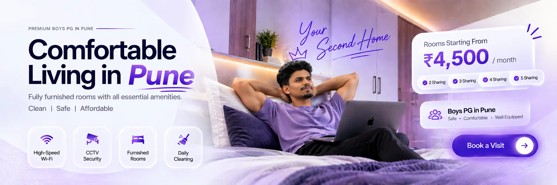 Hostel Bhati PG - Boys PG in Warje and Atul Nagar Pune near RMD Sinhgad